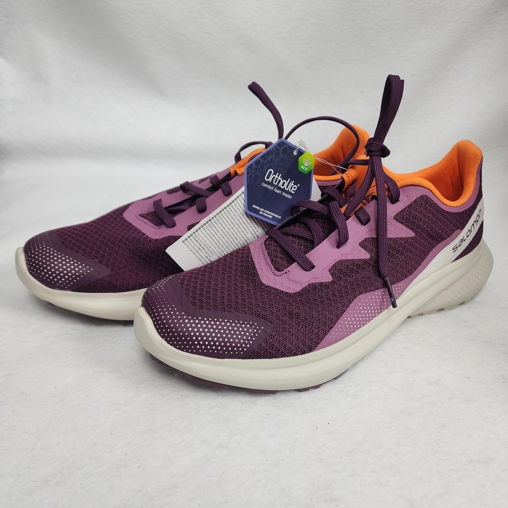 Salomon Impulse 415982 Womens 10 Sneakers Grape Wine Purple Trail Running Shoes